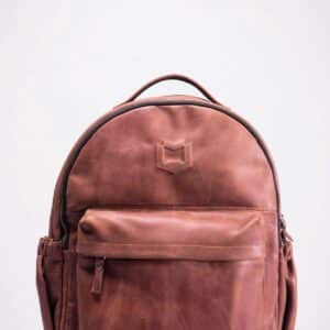 Minimalist Leather Daily Backpack