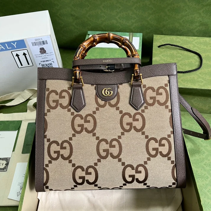 Gucci Diana Jumbo GG Medium Tote Bag